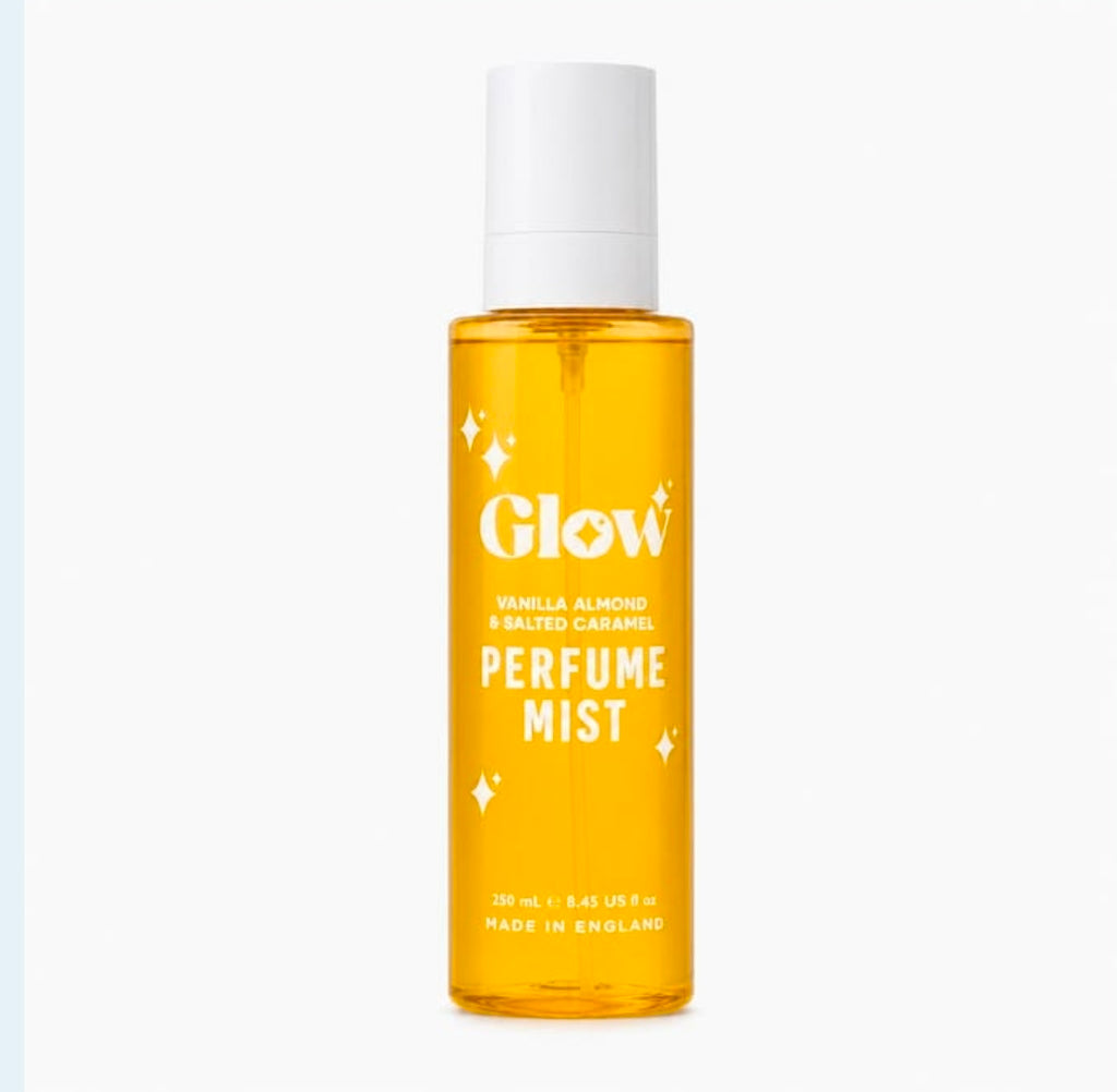 Glow Perfume Mist 250ml - Vanilla Almond & Salted Caramel