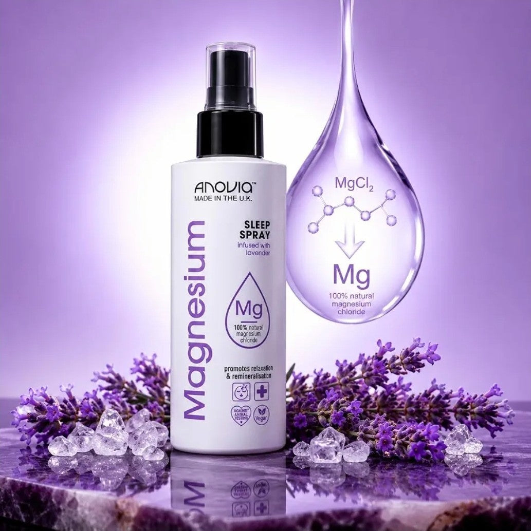 Anovia Magnesium Sleep Spray 200ml and Anovia Magnesium Muscle & Joint Spray 200